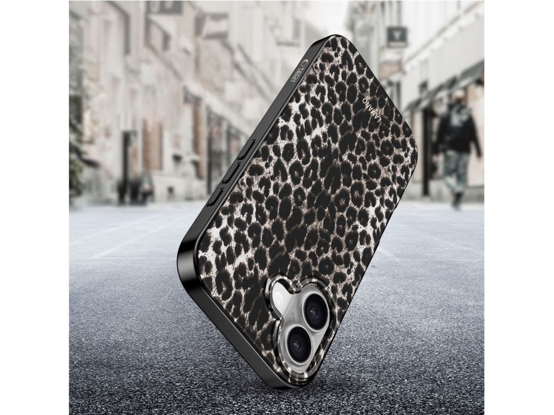 Funda MagSafe Tech-Protect Lamano para iPhone 17 (negra y marrón)