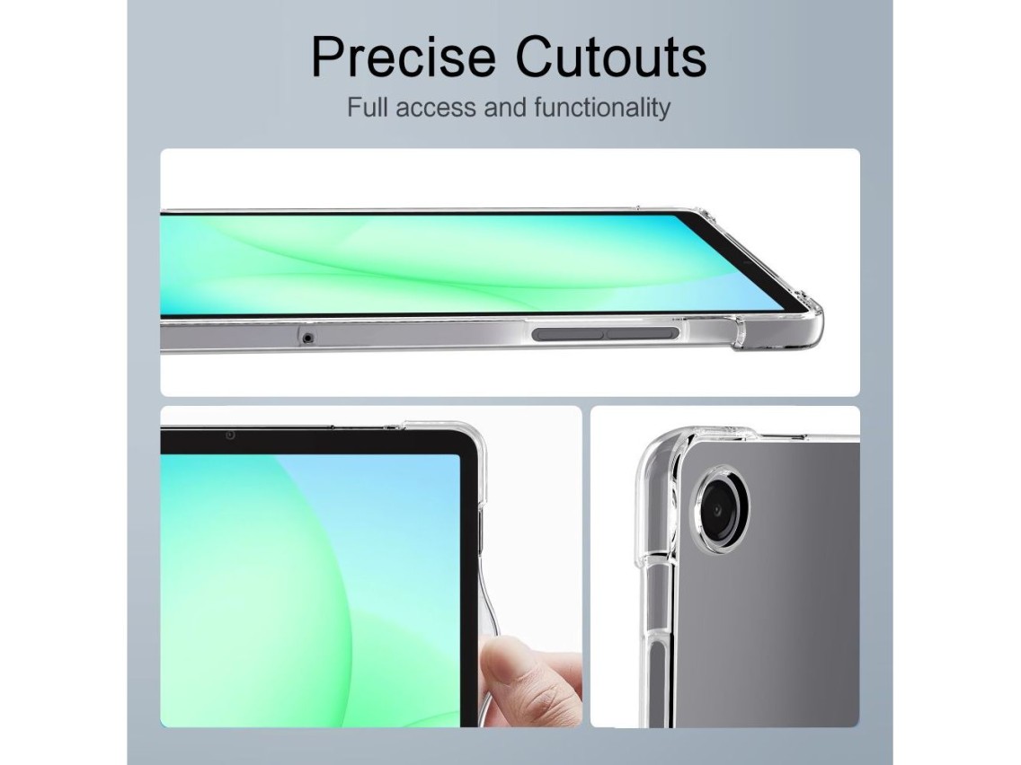 Capa Tech-Protect FlexAir para Samsung Galaxy Tab A9+ / A11+ - Transparente