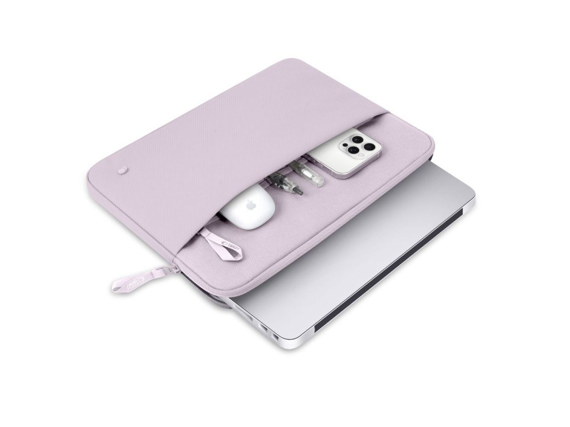 Capa protetora Tech-Protect para laptops de 13 a 14 polegadas - Rosa