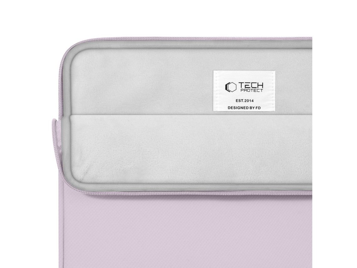 Capa protetora Tech-Protect para laptops de 13 a 14 polegadas - Rosa