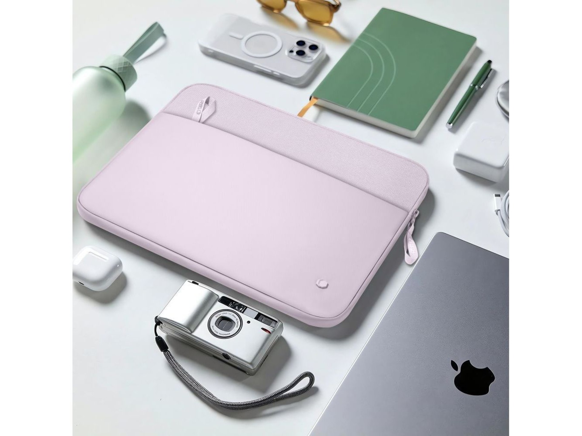 Capa protetora Tech-Protect para laptops de 13 a 14 polegadas - Rosa