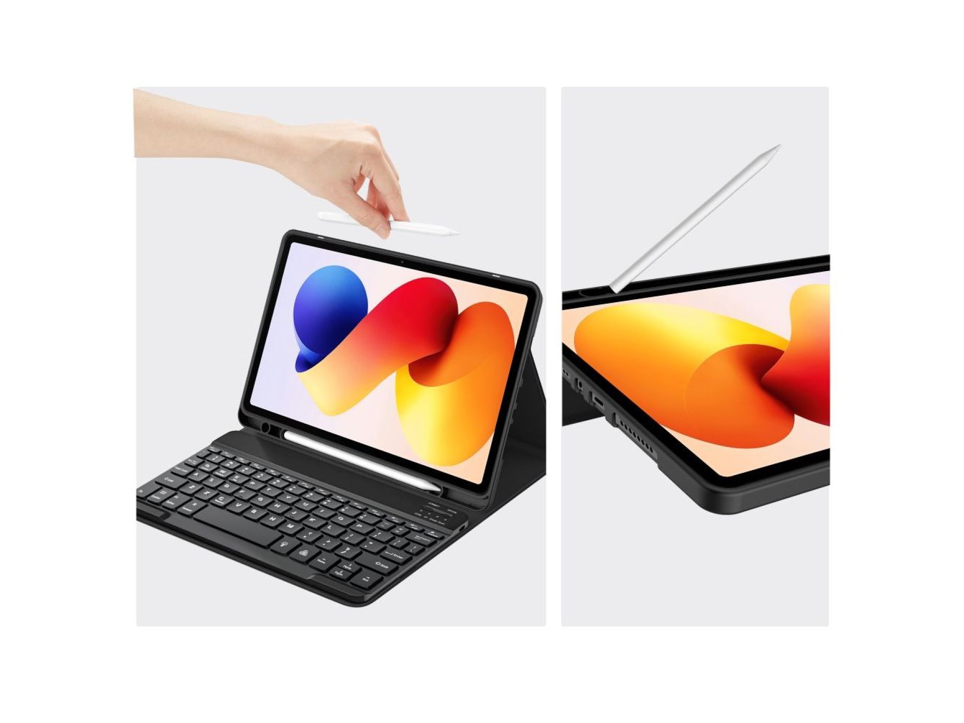 Tech-Protect SC Pen Case for Xiaomi Poco Pad M1 / Redmi Pad 2 Pro 12.1 - Black