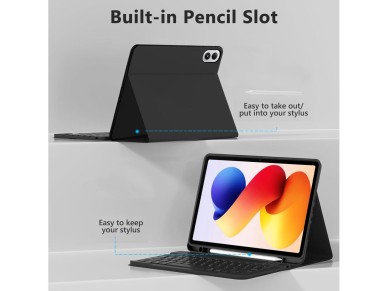 Capa Tech-Protect SC Pen para Xiaomi Poco Pad M1 / ??Redmi Pad 2 Pro 12.1 - Preta