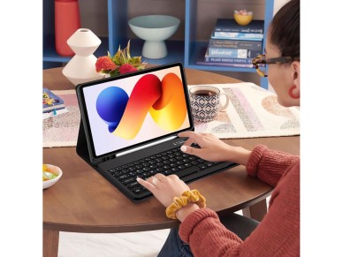 Capa Tech-Protect SC Pen para Xiaomi Poco Pad M1 / ??Redmi Pad 2 Pro 12.1 - Preta