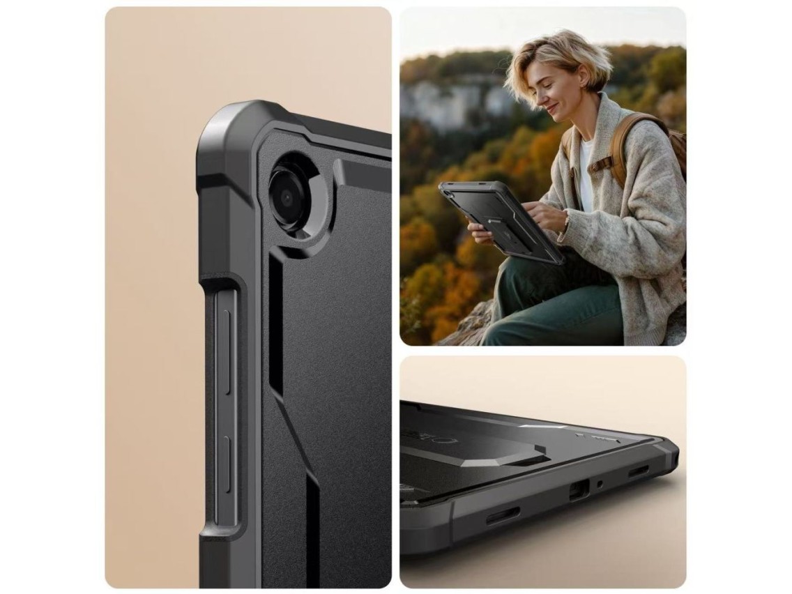 Funda Tech-Protect Kevlar Pro para Samsung Galaxy Tab A9+ / A11+ - Negra