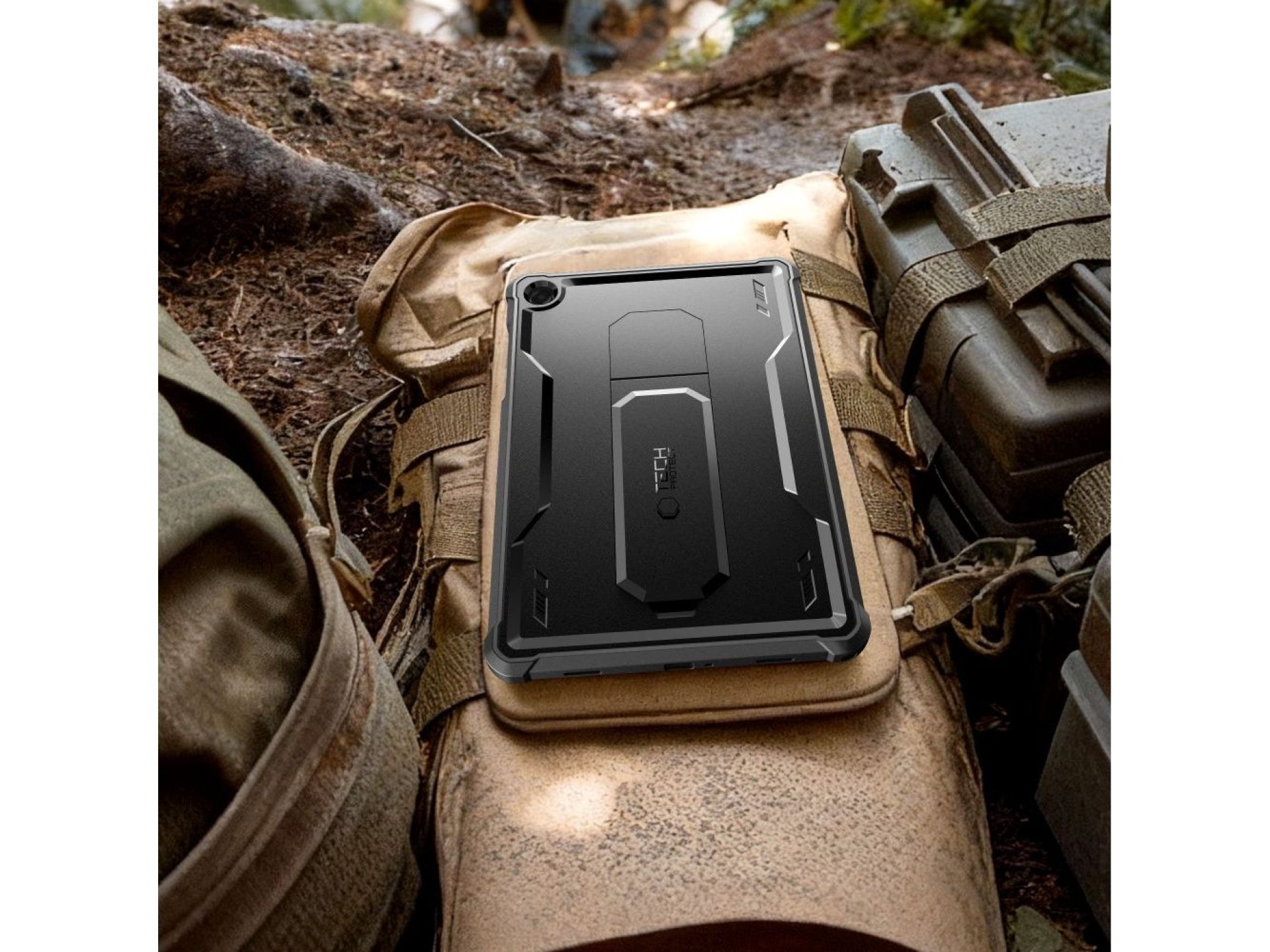 Funda Tech-Protect Kevlar Pro para Samsung Galaxy Tab A9+ / A11+ - Negra