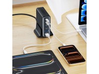 Tech-Protect DC160W-GAN 6-Port 160W Wall Charger - Black