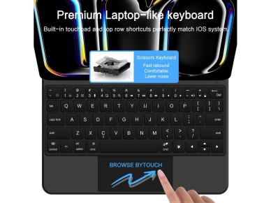 Tech-Protect SmartCase Magnetic for iPad Pro 11” 5/6 2024-2025 - Black