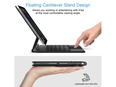Capa magn�tica Tech-Protect SmartCase para iPad Pro 13� 7/8 2024-2025 - Preta