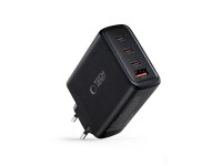 Carregador de parede Tech-Protect NC120W-GAN de 4 portas e 120 W - Preto Carregador de parede Tech-Protect NC120W-GAN de 4 portas e 120 W - Preto