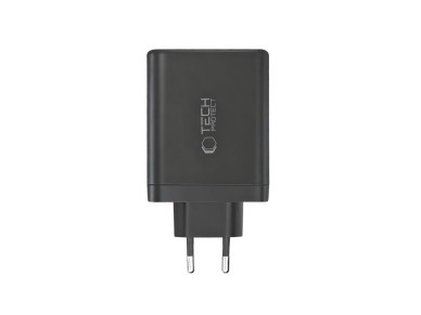 Tech-Protect NC120W-GAN 4-Port 120W Wall Charger - Black Tech-Protect NC120W-GAN 4-Port 120W Wall Charger - Black