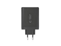 Carregador de parede Tech-Protect NC120W-GAN de 4 portas e 120 W - Preto Carregador de parede Tech-Protect NC120W-GAN de 4 portas e 120 W - Preto