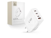 Carregador de parede Tech-Protect NC140W-GAN de 4 portas e 140 W - Branco