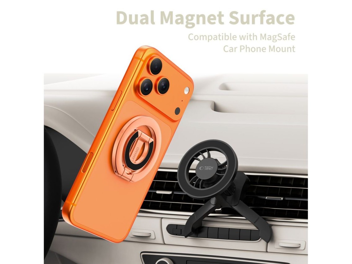 Anel magn�tico Tech-Protect MMR400 Lamano para celular - Ouro rosa