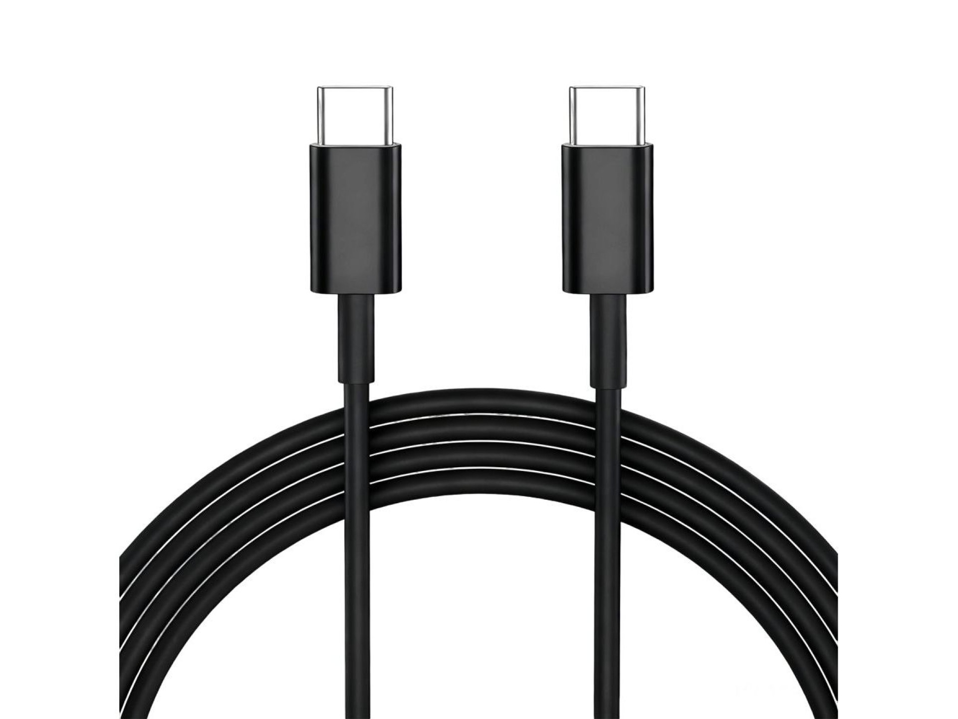 Cargador de pared Tech-Protect NCA45W-GAN de 2 puertos y 45 W con cable USB-C - Negro