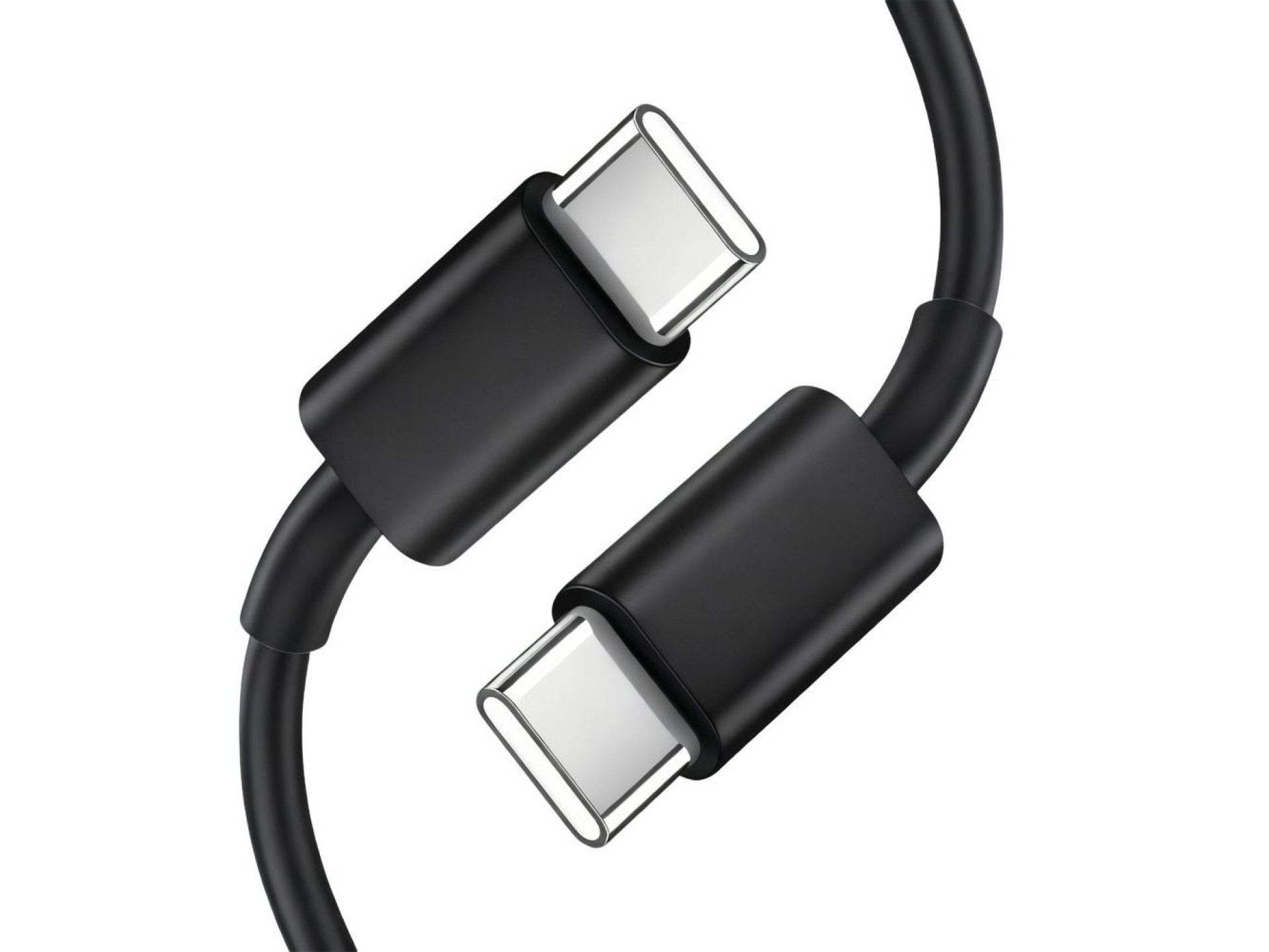 Cargador de pared Tech-Protect NCA45W-GAN de 2 puertos y 45 W con cable USB-C - Negro
