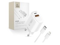 Tech-Protect NCA45W-GAN 2-Port 45W Wall Charger - White