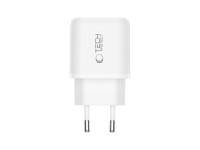 Carregador de parede Tech-Protect NCA45W-GAN de 2 portas e 45 W - Branco Carregador de parede Tech-Protect NCA45W-GAN de 2 portas e 45 W - Branco