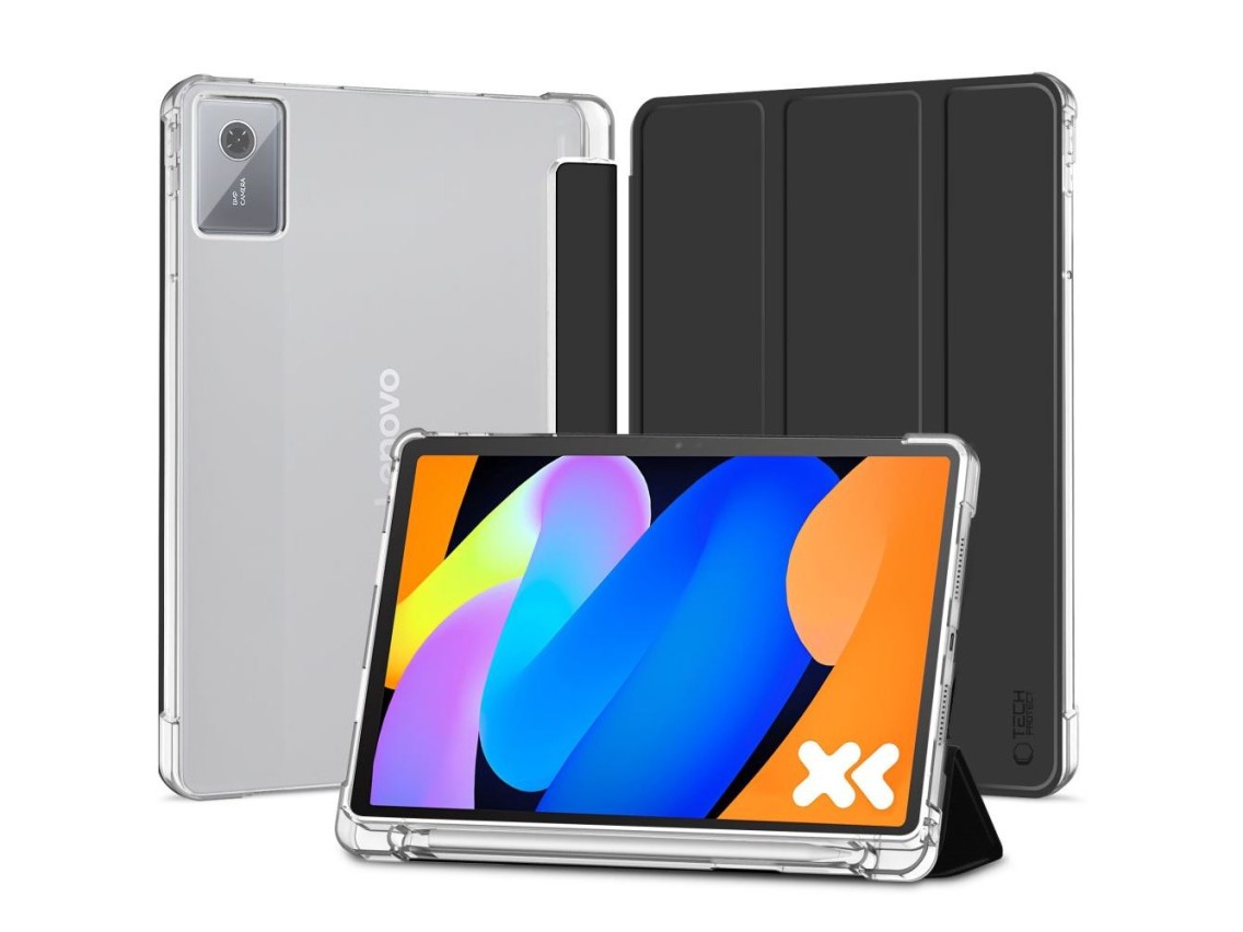 Funda híbrida Tech-Protect SC Pen para Lenovo Idea Tab 11.0 TB-336 (negro)