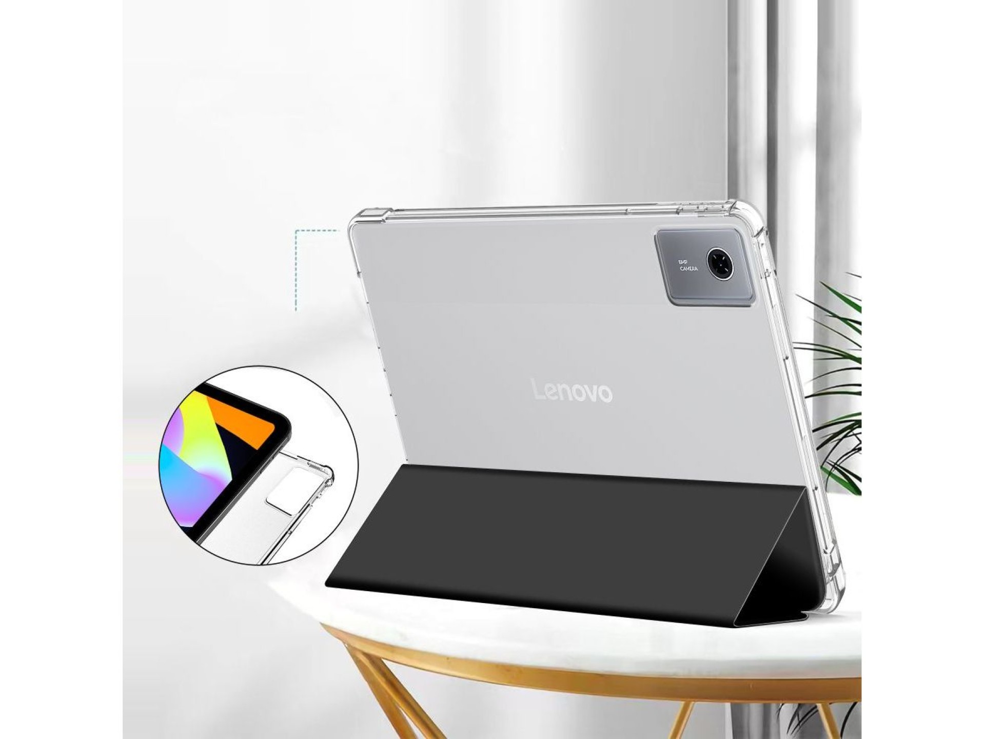 Funda híbrida Tech-Protect SC Pen para Lenovo Idea Tab 11.0 TB-336 (negro)