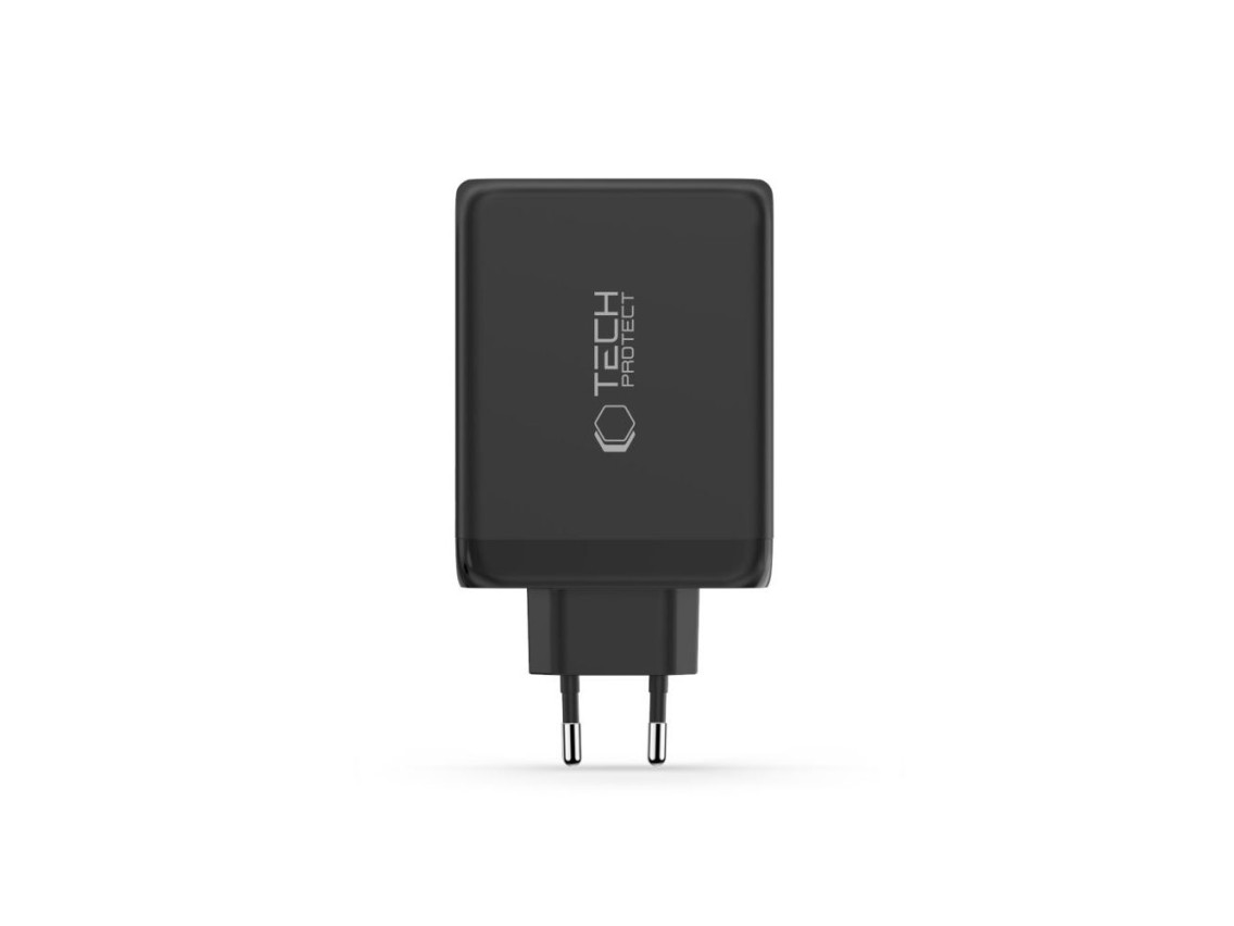 Tech-Protect NC200W-GaN 4-Port 200W Wall Charger - Black