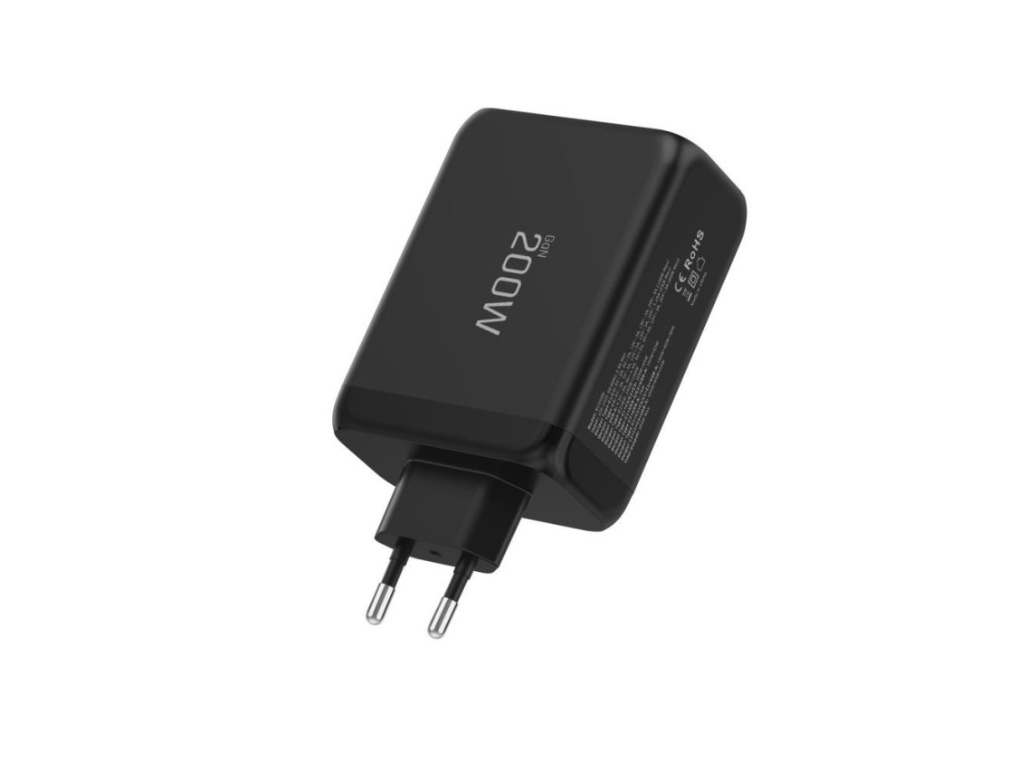 Tech-Protect NC200W-GaN 4-Port 200W Wall Charger - Black
