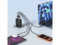 Tech-Protect NC200W-GaN 4-Port 200W Wall Charger - Black