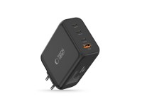 Cargador de pared Tech-Protect NC240W-GaN de 4 puertos y 240 W - Negro Cargador de pared Tech-Protect NC240W-GaN de 4 puertos y 240 W - Negro