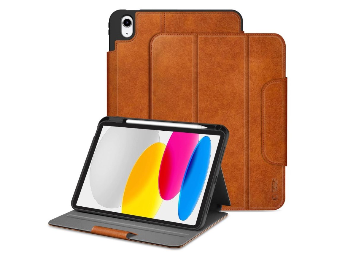 Capa Tech-Protect Fleece para iPad 10.9” (2022) / 11” (2025) - Marrom