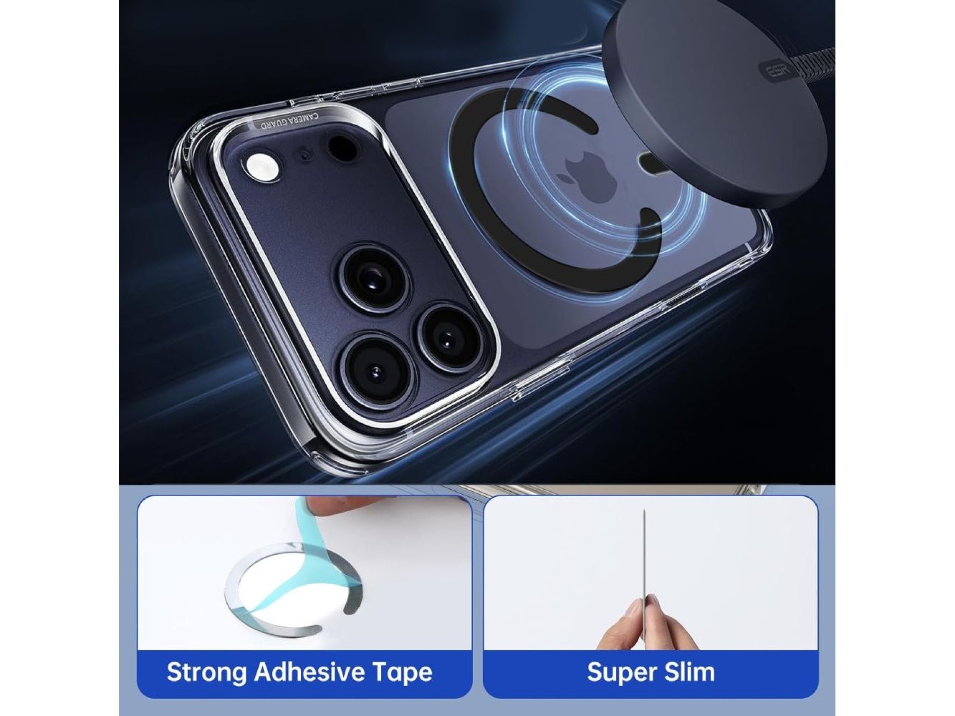 Anillo magnético MagSafe Tech-Protect MMP-200 para teléfono - Negro