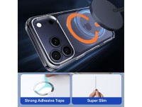 MagSafe Tech-Protect MMP-200 Magnetic Ring for Phone - Orange MagSafe Tech-Protect MMP-200 Magnetic Ring for Phone - Orange