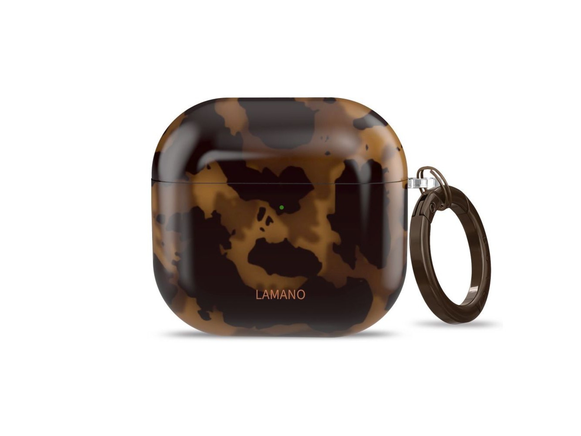 Capa Tech-Protect Lamano para AirPods 4 - marrom e preta
