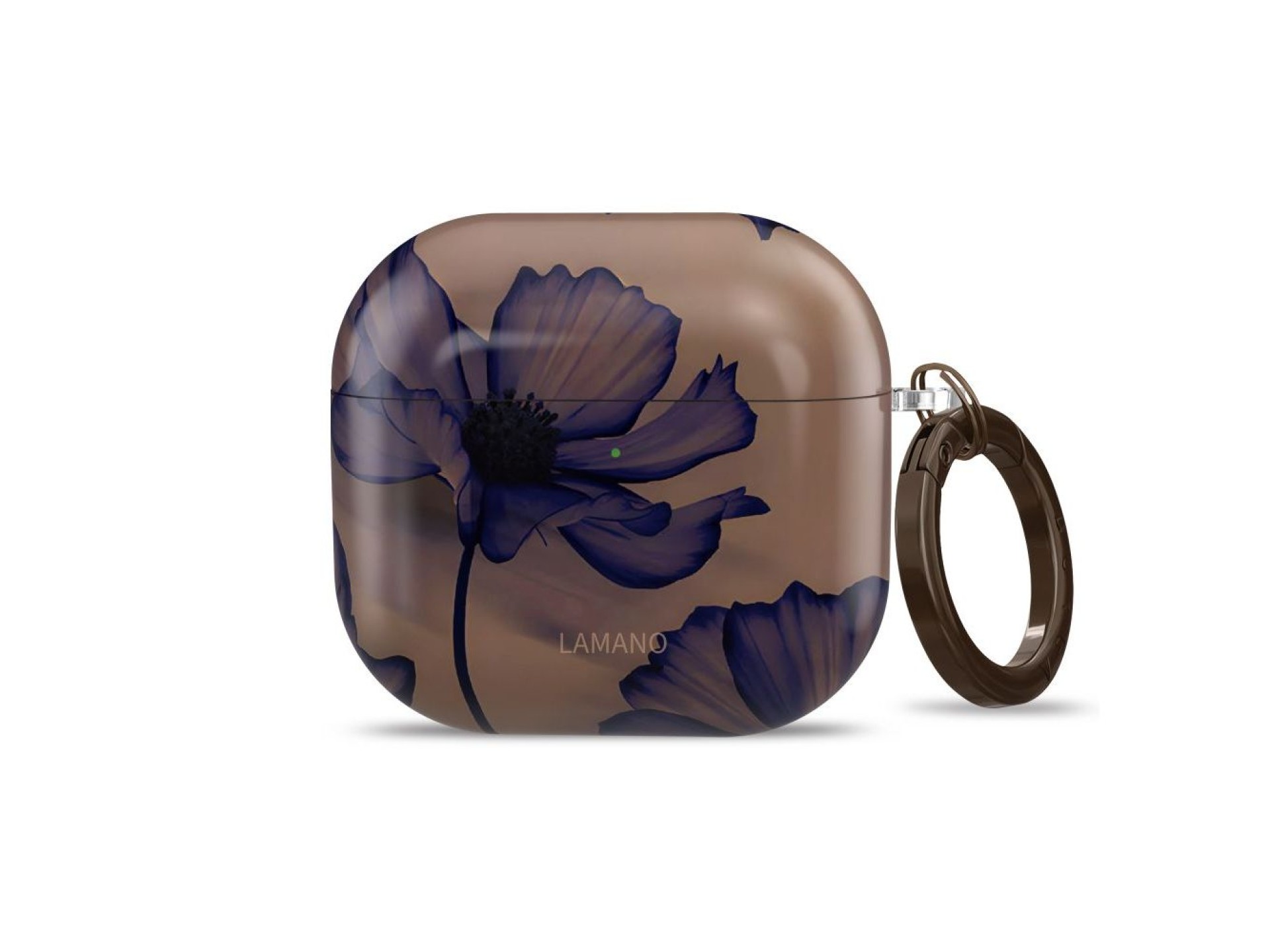 Capa Tech-Protect Lamano para AirPods 4 - marrom e roxa