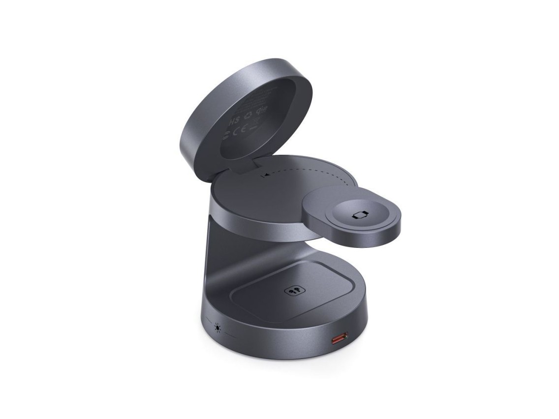 Tech-Protect QI2.2-25W-A48 3in1 Magnetic Wireless Charger - Navy Blue