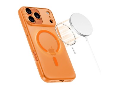 Tech-Protect Magslim MagSafe Case for iPhone 17 Pro Max - Orange Tech-Protect Magslim MagSafe Case for iPhone 17 Pro Max - Orange