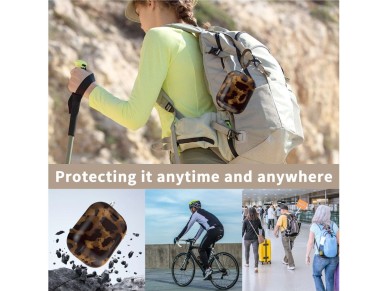 Tech-Protect Lamano case for AirPods Pro 1 / 2 - black and brown Tech-Protect Lamano case for AirPods Pro 1 / 2 - black and brown