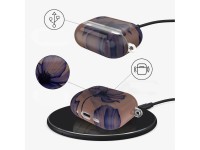 Capa Tech-Protect Lamano para AirPods Pro 1/2 - marrom-roxo Capa Tech-Protect Lamano para AirPods Pro 1/2 - marrom-roxo