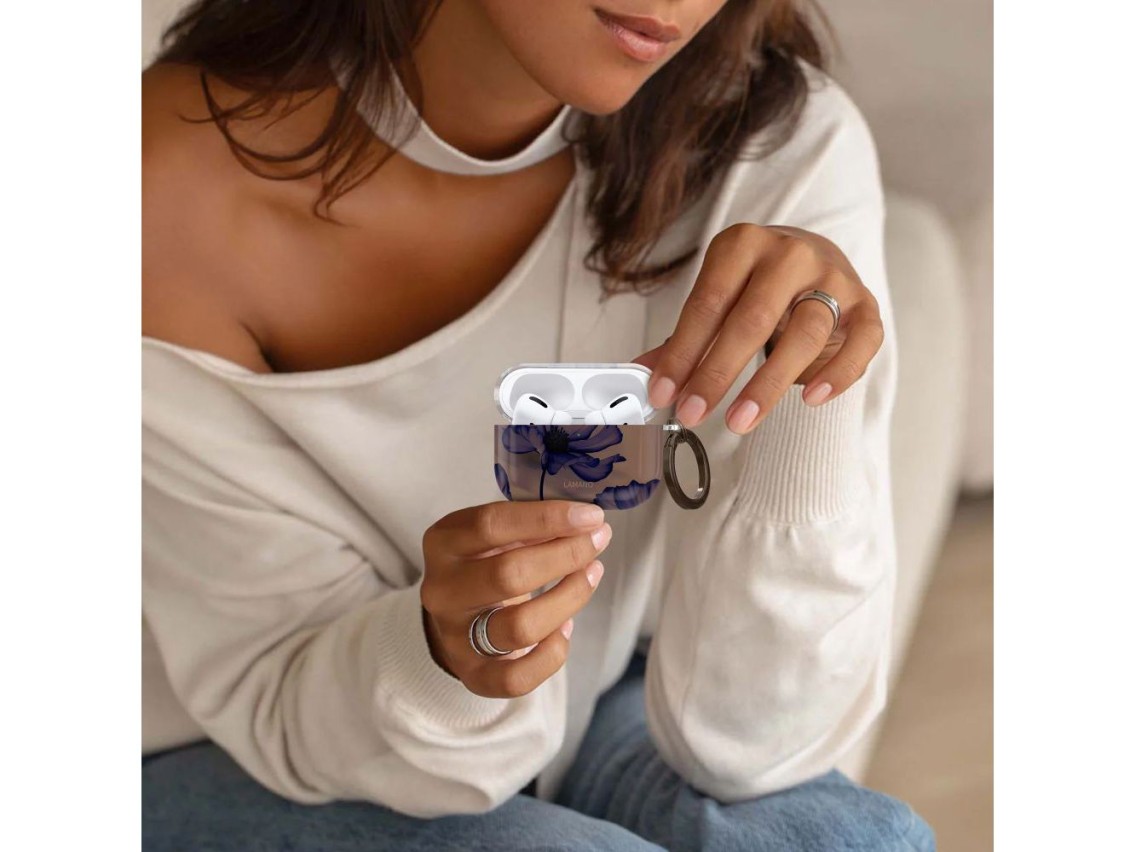 Capa Tech-Protect Lamano para AirPods Pro 1/2 - marrom-roxo