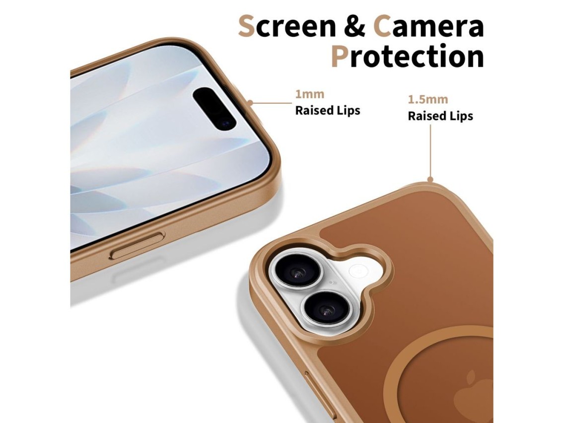 Tech-Protect BasicMag MagSafe Case for iPhone 17 - Brown