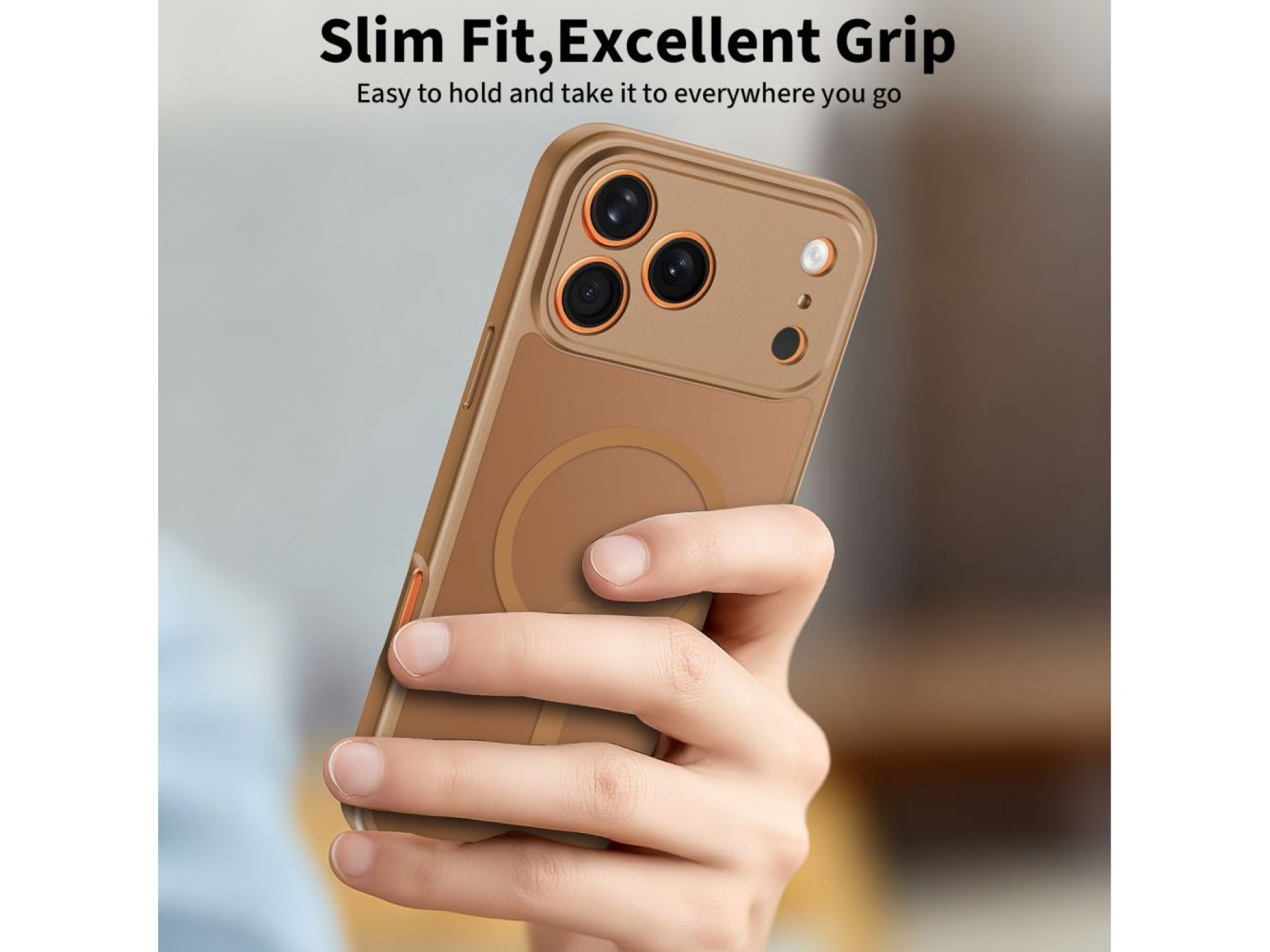 Tech-Protect BasicMag MagSafe Case for iPhone 17 Pro - Brown