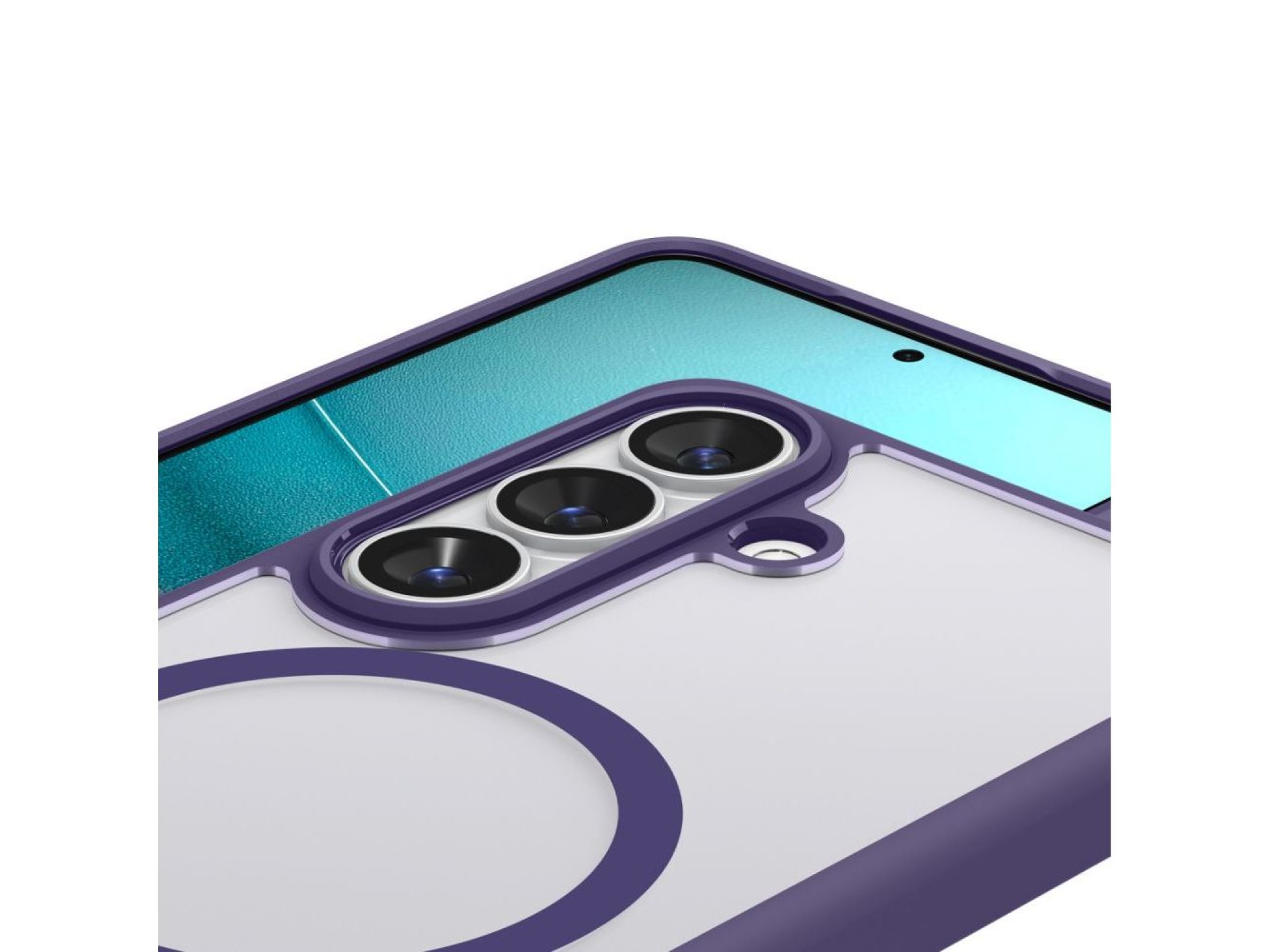Spigen Ultra Hybrid Mag MagSafe Case for Samsung Galaxy S26 - Clear Purple