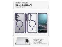 Spigen Ultra Hybrid Mag MagSafe Case for Samsung Galaxy S26 - Clear Purple Spigen Ultra Hybrid Mag MagSafe Case for Samsung Galaxy S26 - Clear Purple