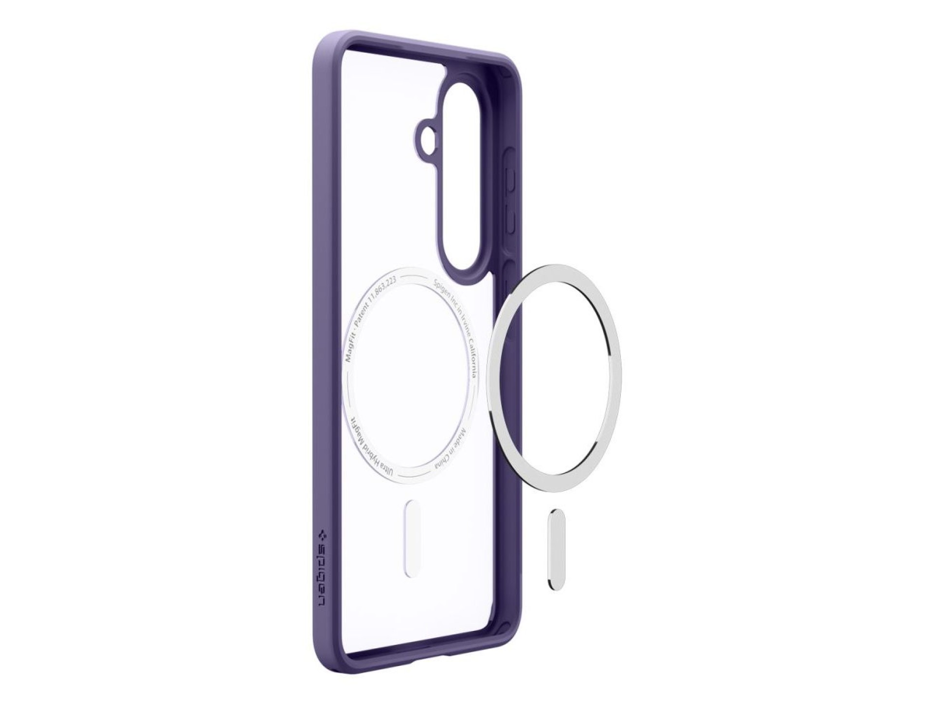 Spigen Ultra Hybrid Mag MagSafe Case for Samsung Galaxy S26 - Clear Purple