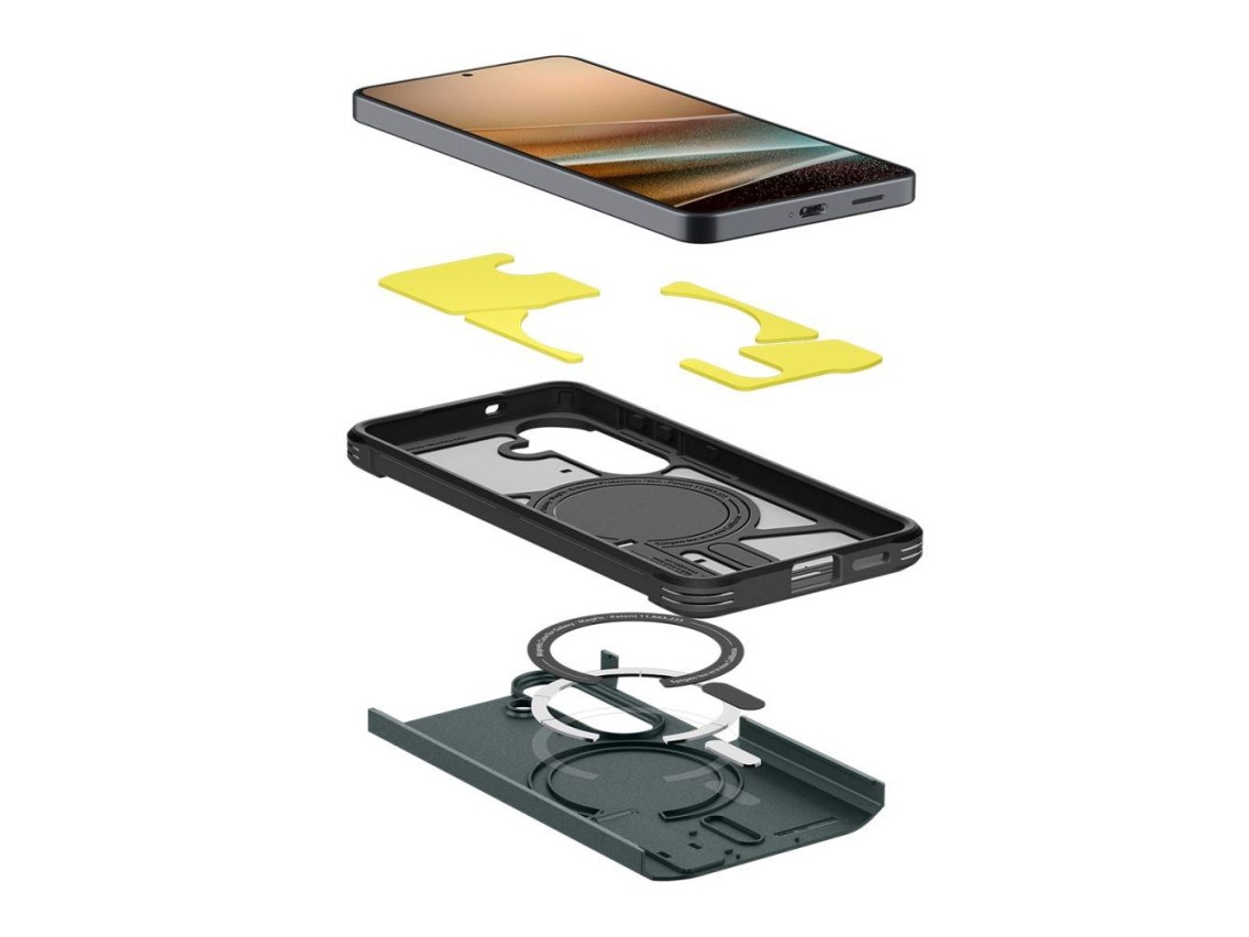 Spigen Tough Armor Mag MagSafe Case for Samsung Galaxy S26 - Green