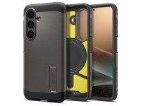 Funda Spigen Tough Armor MagSafe para Samsung Galaxy S26 - Gris