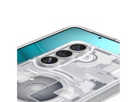 Funda Spigen Ultra Hybrid MagSafe para Samsung Galaxy S26 Zero One - Transparente y blanca Funda Spigen Ultra Hybrid MagSafe para Samsung Galaxy S26 Zero One - Transparente y blanca
