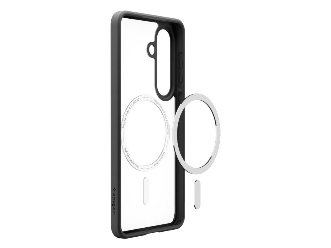 Spigen Ultra Hybrid Mag MagSafe Case for Samsung Galaxy S26 - Clear Black