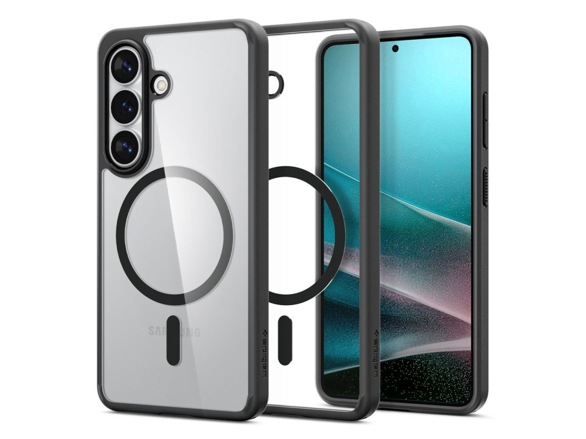 Spigen Ultra Hybrid Mag MagSafe Case for Samsung Galaxy S26 - Clear Black