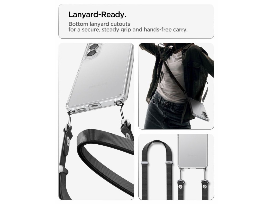 Funda Spigen Ultra Hybrid para Samsung Galaxy S26 - Transparente