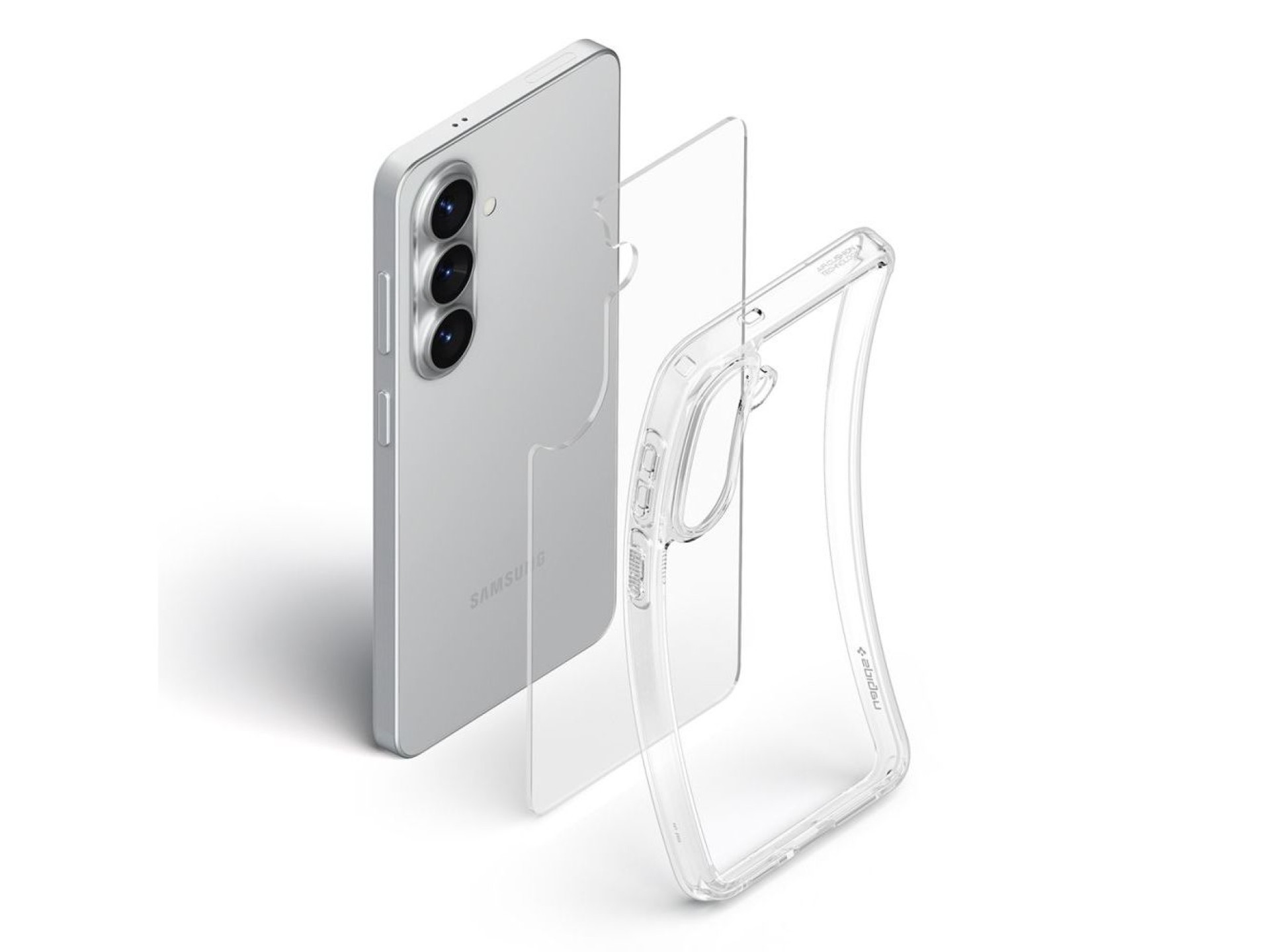 Funda Spigen Ultra Hybrid para Samsung Galaxy S26 - Transparente